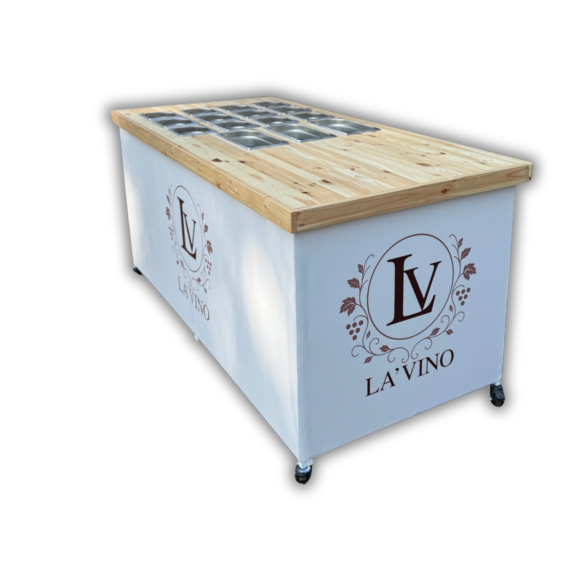 Magnet Prime - דוכן מגנט שחור דורש נגרר להשכרה לאירועים וירידים